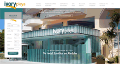 Desktop Screenshot of hotelivory.com
